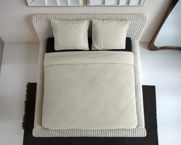 Waffel Beige 260 x 200/260 - Afbeelding 3