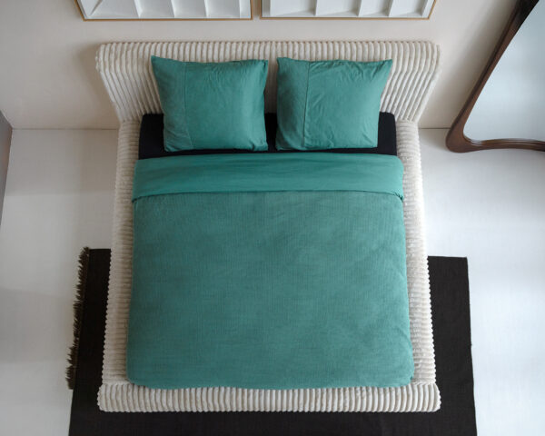 Waffle Groen 240 x 200/260 - Afbeelding 3