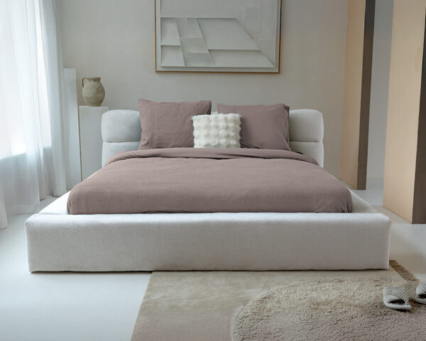 Waffle Taupe 140 x 200/260 - Afbeelding 2