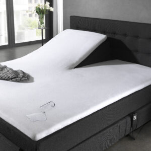 Waterdichte molton matrasbeschermer/Incontinentie Splittopper Hoeslaken 180 x 220