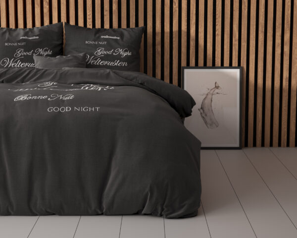 Welterusten Zwart 200 x 200/220 - Afbeelding 3