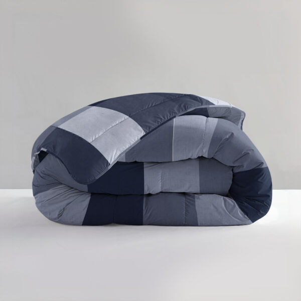 All-in one Lazy dekbed Anne Blauw 140 x 200 Met Kussensloop - Afbeelding 2