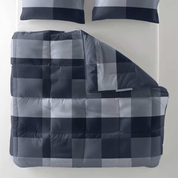 All-in one Lazy dekbed Anne Blauw 200 x 200 Met Kussenslopen - Afbeelding 4