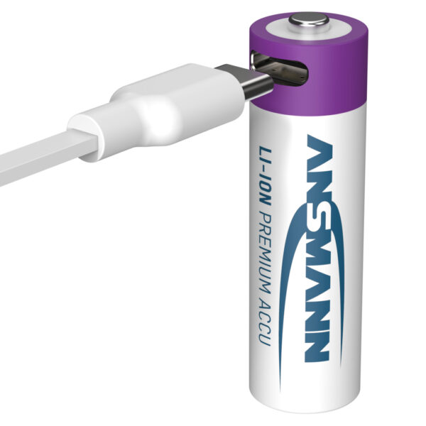 Ansmann Oplaadbaar Bat Aa En Usb-c - Afbeelding 3