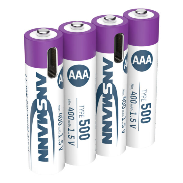 Ansmann Oplaadbaar Batterij Aaa En Usb-c - Afbeelding 2