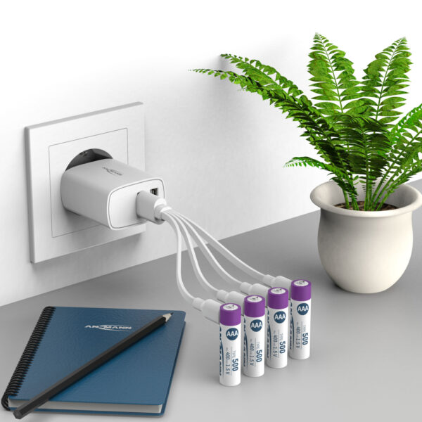 Ansmann Oplaadbaar Batterij Aaa En Usb-c - Afbeelding 4