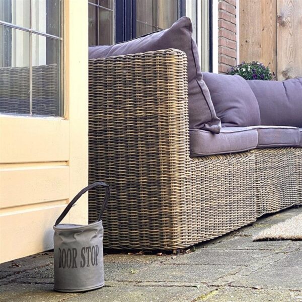 Esschert Design Deurstopper met Handvat 13x27 cm Grijs - Afbeelding 2