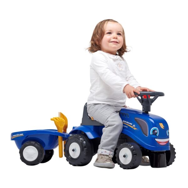 Falk New Holland Looptractor Set Blauw - Afbeelding 2