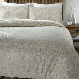 Glamour Flanel Art Foil Creme 140 x 200/220
