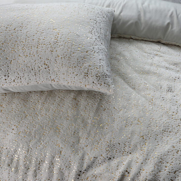 Glamour Flanel Sprankle Foil Creme 240 x 200/220 - Afbeelding 5