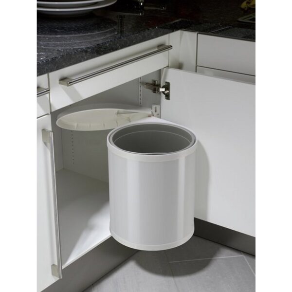 Hailo 3555-001 Compact-Box M Prullenbak 15L Wit - Afbeelding 2