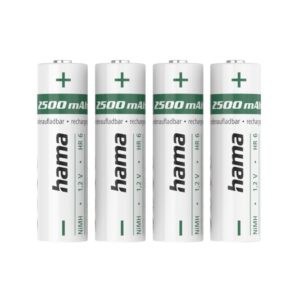 Hama NiMH-accu&apos;s AA Mignon 2500 MAh 1