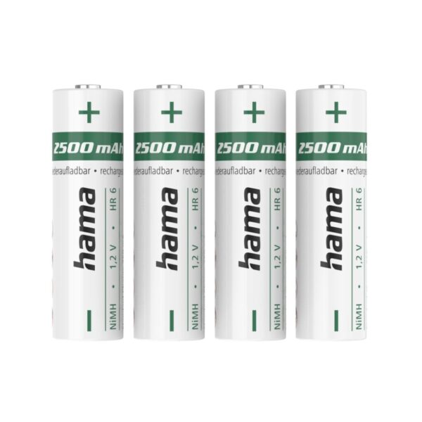 Hama NiMH-accu&apos;s AA Mignon 2500 MAh 1