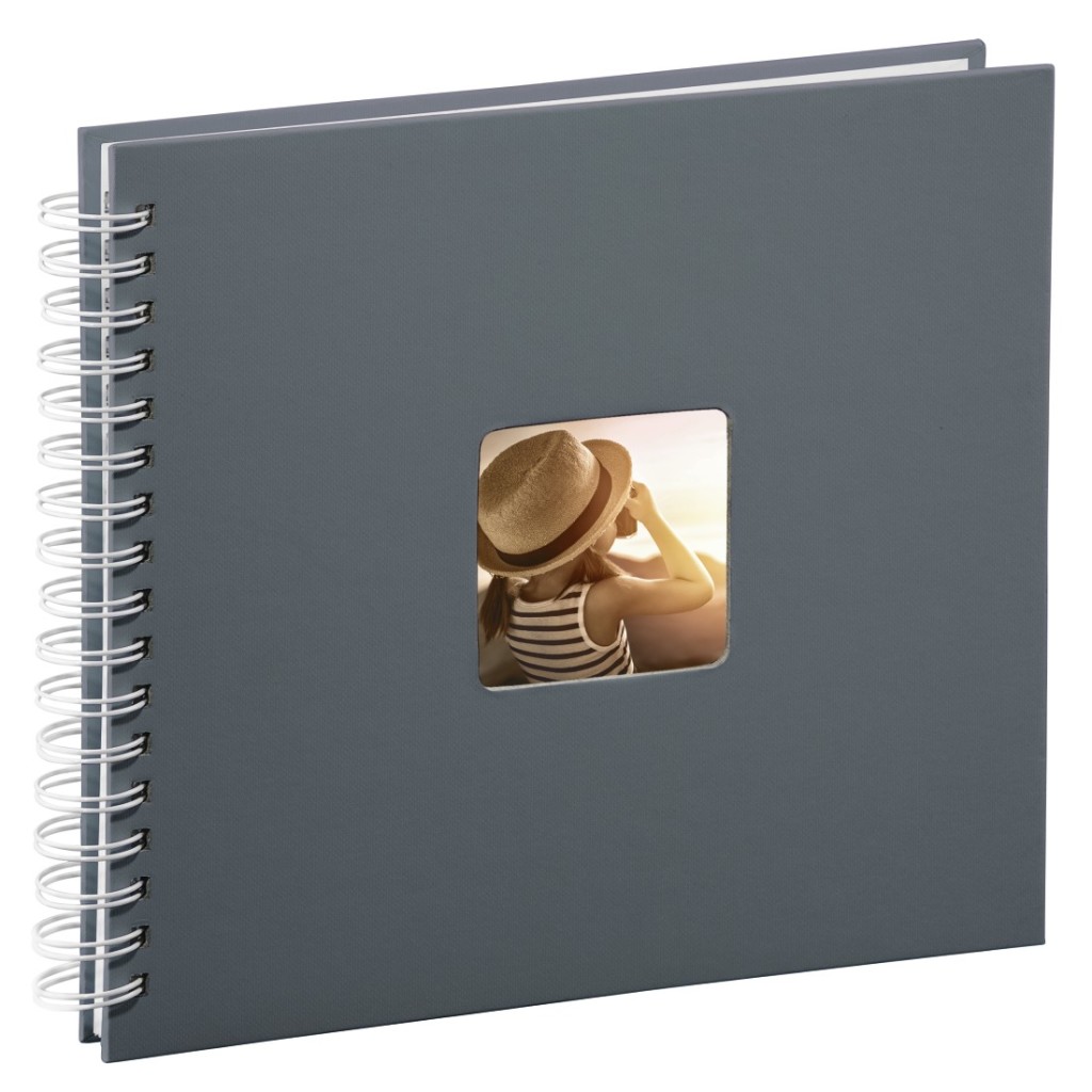 Hama Spiraalalbum Fine Art 28 X 24 Cm 50 Witte Pagina's Grijs - Afbeelding 2