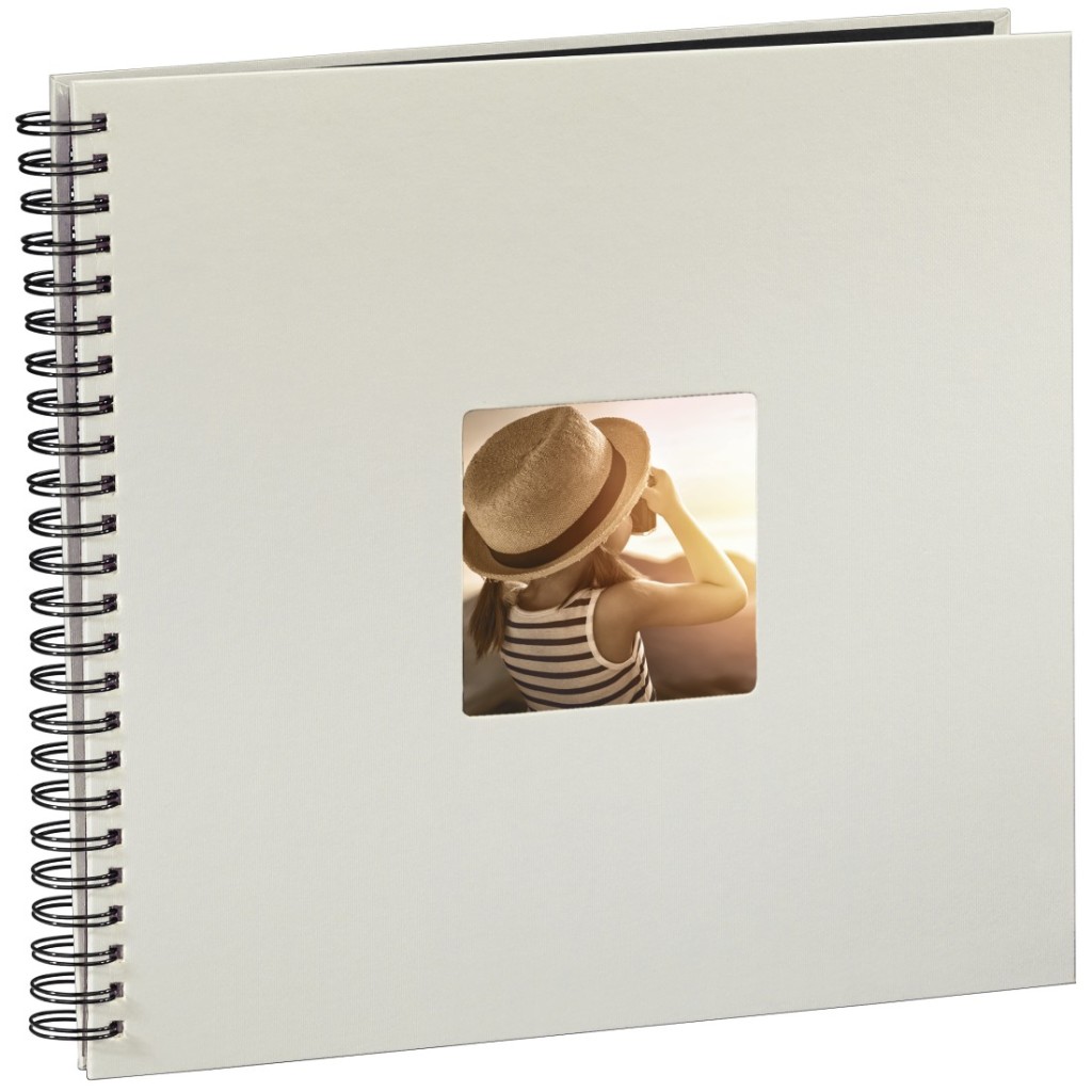 Hama Spiraalalbum Fine Art 36 X 32 Cm 50 Zwarte Pagina's Krijt - Afbeelding 2