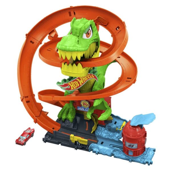 Hot Wheels City T-Rex Brandweerkazerne - Afbeelding 2