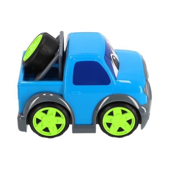 KiddyGo Pickup Truck 19 cm + Licht en Geluid Blauw - Afbeelding 3