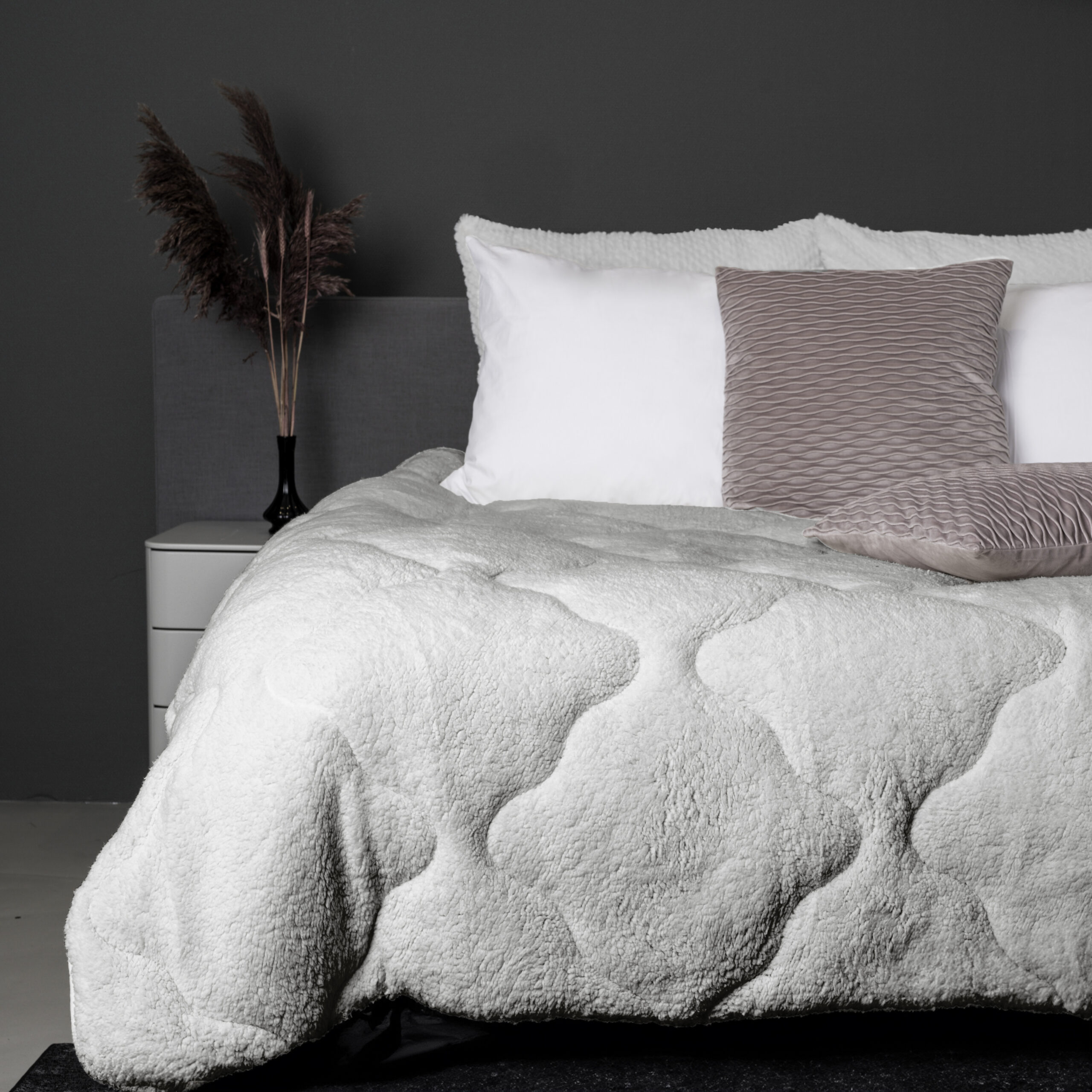 Lazy All-in one Lazy Debed Teddy Grijs 200 x 200