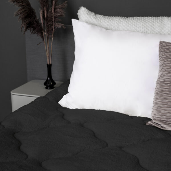 Lazy All-in one Lazy Dekbed Teddy Antraciet 140 x 200 - Afbeelding 3