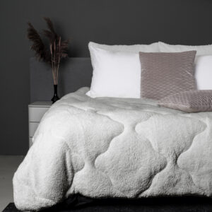 Lazy All-in one Lazy Dekbed Teddy Grijs 240 x 200