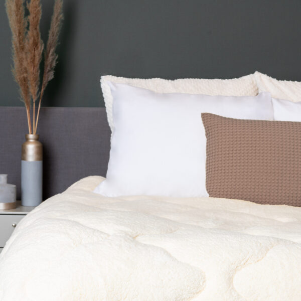 Lazy All-in one Lazy Teddy Creme 140 x 200 - Afbeelding 2