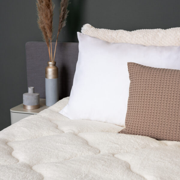 Lazy All-in one Lazy Teddy Creme 140 x 200 - Afbeelding 3