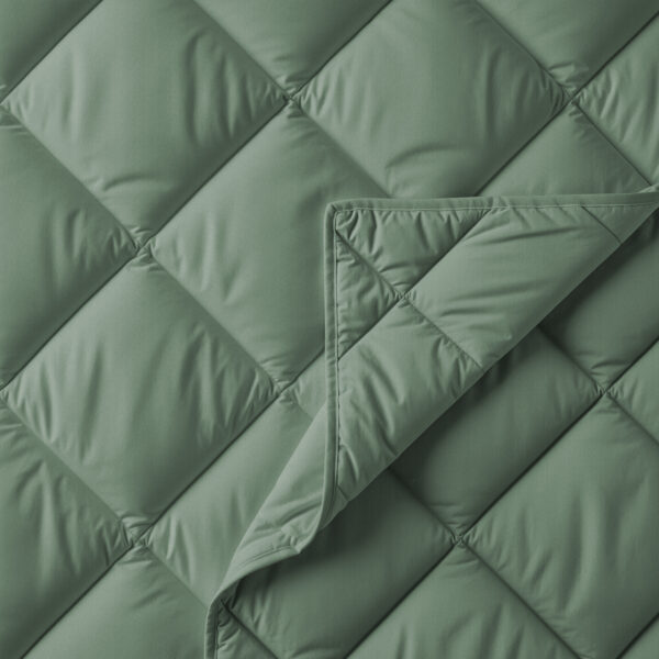 Lazy Dekbed Diamond Groen 200 x 200 Met Kussenslopen - Afbeelding 4