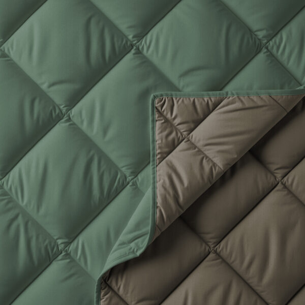 Lazy Dekbed Diamond Groen/Kaki 240 x 200 Met Kussenslopen - Afbeelding 4