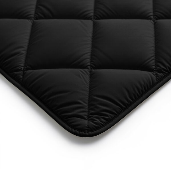 Lazy Dekbed Diamond Zwart / Zee Blauw 200 x 200 Met Kussenslopen - Afbeelding 3