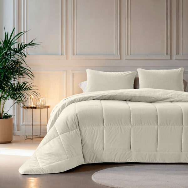 Lazy Velvet Dekbed Créme 140 x 200 - Afbeelding 2