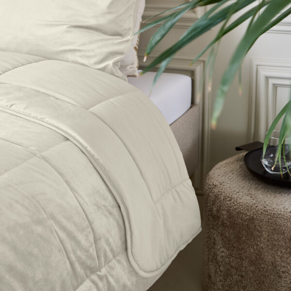 Lazy Velvet Dekbed Créme 140 x 200 - Afbeelding 3