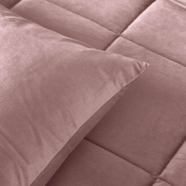 Lazy Velvet Dekbed  Oud Roze 200 x 200 - Afbeelding 3