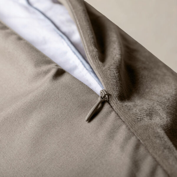 Lazy Velvet Dekbed Taupe/Grijs 200 x 200 - Afbeelding 5
