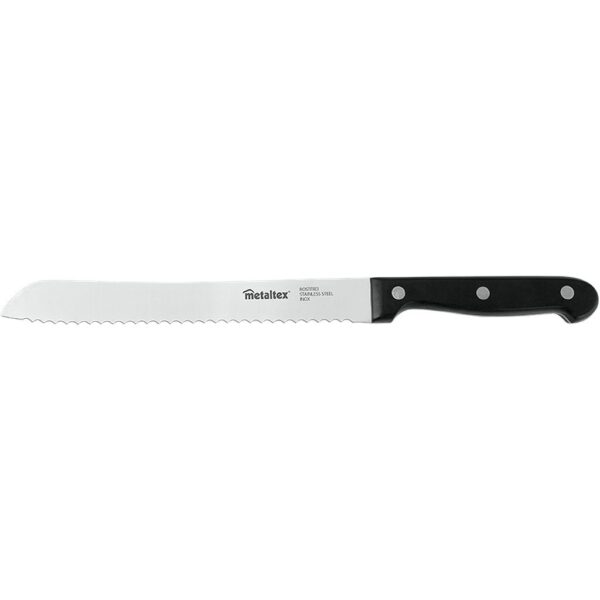 Metaltex Professional Broodmes 32.5 cm Zwart/RVS - Afbeelding 2