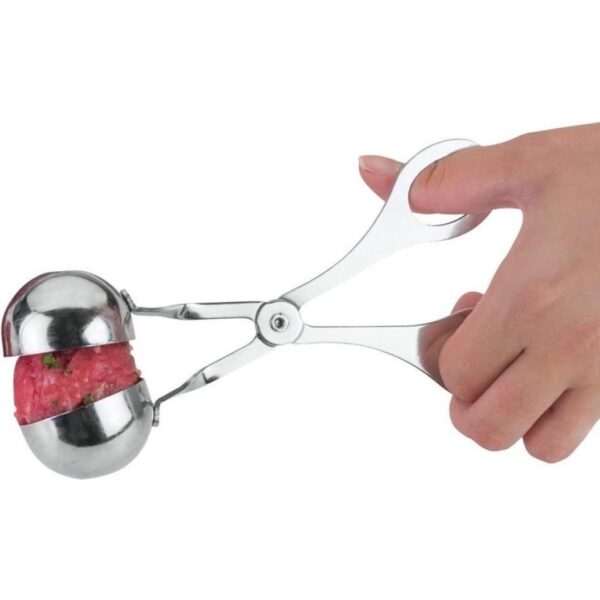 Metaltex Tang voor Gehaktballen 17.5x6.5x4 cm RVS - Afbeelding 2