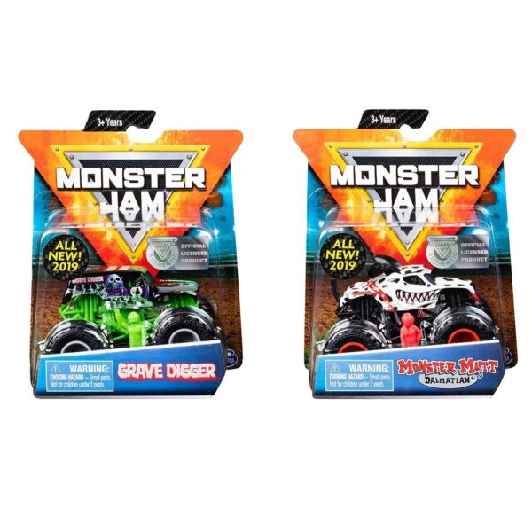 Monster Jam Die-Cast Truck 1:64 Assorti - Afbeelding 2