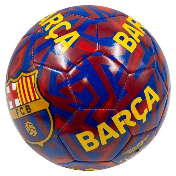 Voetbal FC Barcelona Tech Square Maat 5 Blauw/Rood - Afbeelding 2
