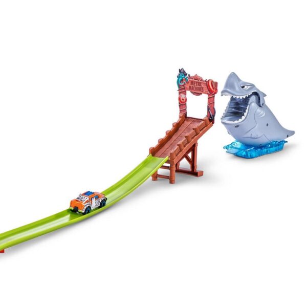 Zuru Metal Machines Shark Attack Racebaan + Die-Cast Auto - Afbeelding 3