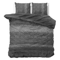 DH Flanel Gradient Knits Antraciet 240 x 220
