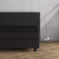 Dubbel Jersey 220 gr. Topper Hoeslaken Zwart 190/200 x 220/230