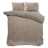 EMSA Velvet uni Taupe 240 x 200/220