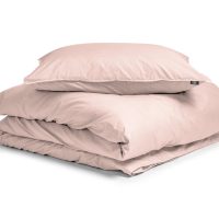 Egyptisch Katoen Uni Dekbedovertrek Roze 140 x 200/260
