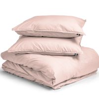 Egyptisch Katoen Uni Dekbedovertrek Roze 240 x 200/260