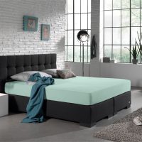 Enkel Jersey 135 gr. Hoeslaken Pastel Blauw 80/100 x 200