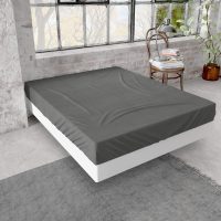 Flanel Premium Hoeslaken Antraciet 140 x 200/210