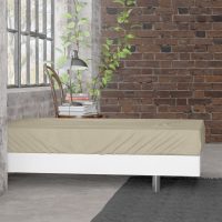 Flanel Premium Hoeslaken Taupe 160 x 200/210