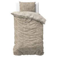 Flanel  Washed Cotton Taupe 140 x 200/220
