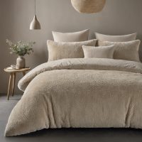Fur Teddy Taupe 240 x 200/220