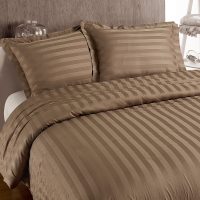Hotel stripe Taupe 140 x 200/260