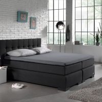 Jersey Topper Hoeslaken Grijs 180 x 200/220